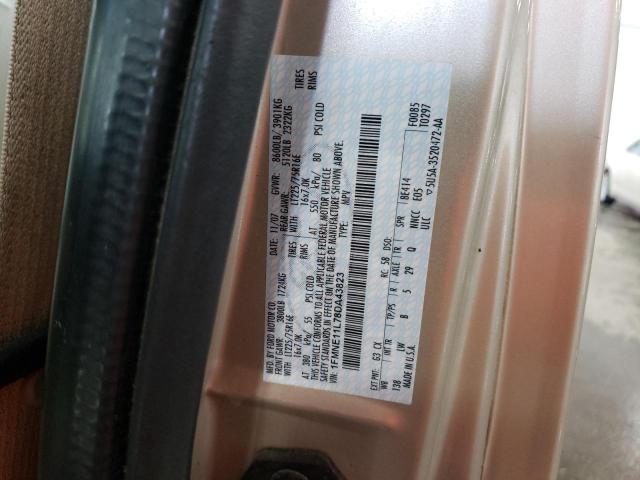 FORD ECONOLINE E150 WAGON 2008