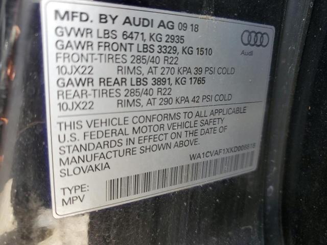 AUDI Q8 PRESTIGE 2019