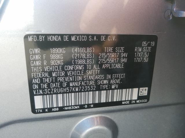 HONDA HR-V EX 2019