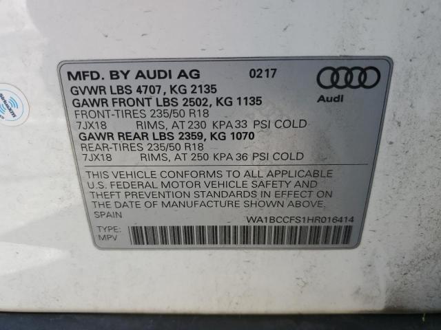 AUDI Q3 PREMIUM 2017