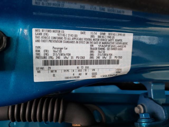 FORD FOCUS SE 2014