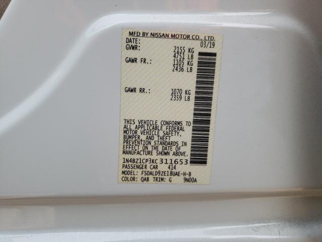 NISSAN LEAF S PLUS 2019