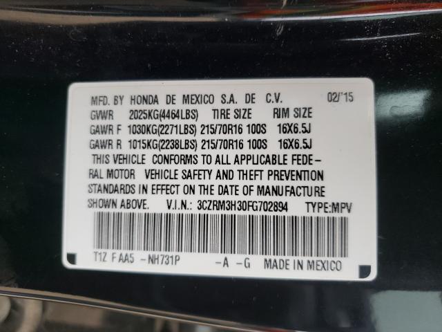 HONDA CR-V LX 2015