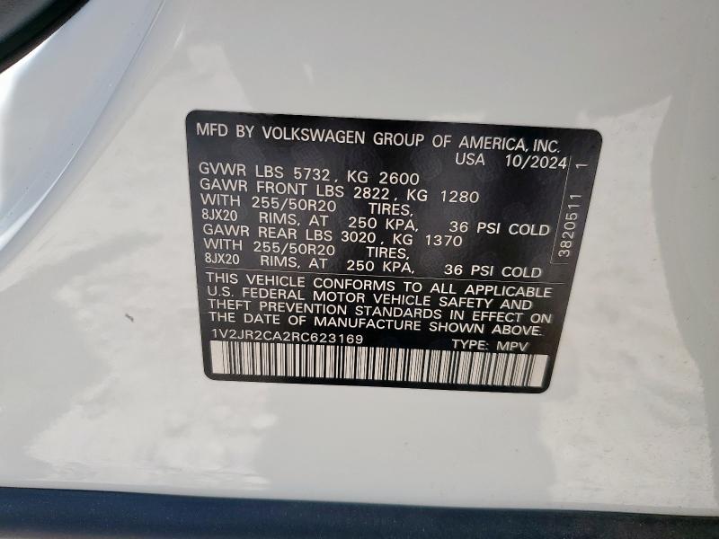 VOLKSWAGEN ATLAS SE 2024