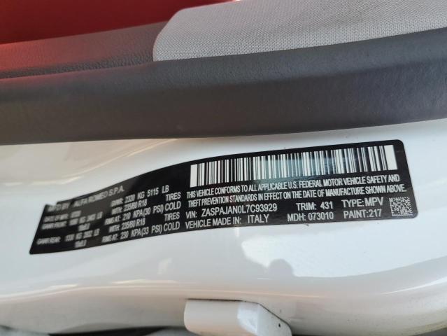ALFA ROMEO STELVIO 2020