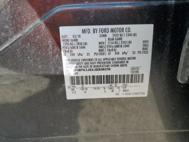 FORD EDGE SEL 2018