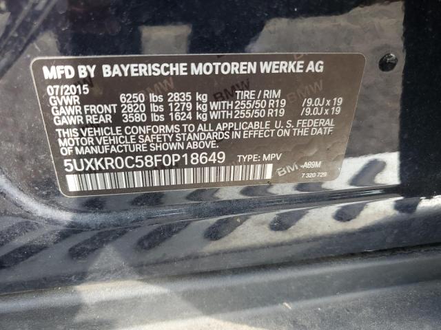 BMW X5 XDRIVE35I 2015