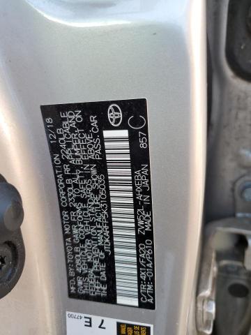 TOYOTA PRIUS PRIME 2019