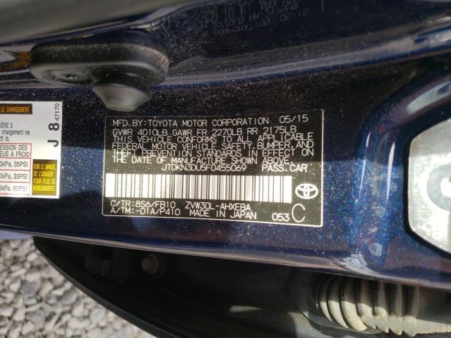 TOYOTA PRIUS 2015