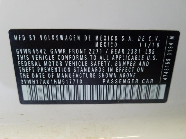 VOLKSWAGEN GOLF ALLTRACK S 2017