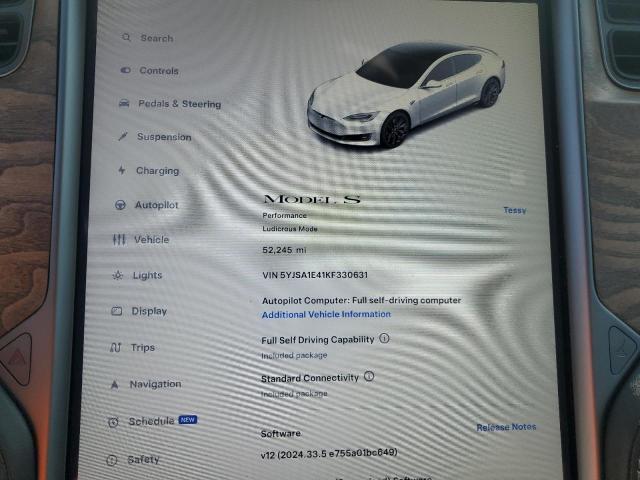 TESLA MODEL S 2019