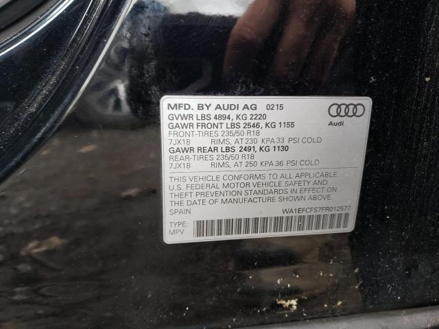 AUDI Q3 PREMIUM PLUS 2015