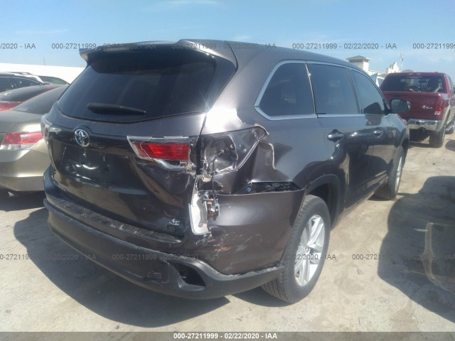 TOYOTA HIGHLANDER LE 2014