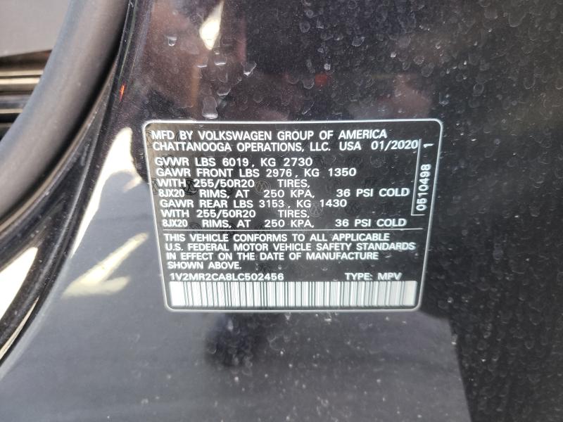 VOLKSWAGEN ATLAS SEL 2020