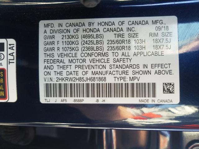 HONDA CR-V EXL 2018