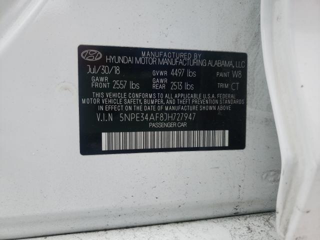 HYUNDAI SONATA SPORT 2018