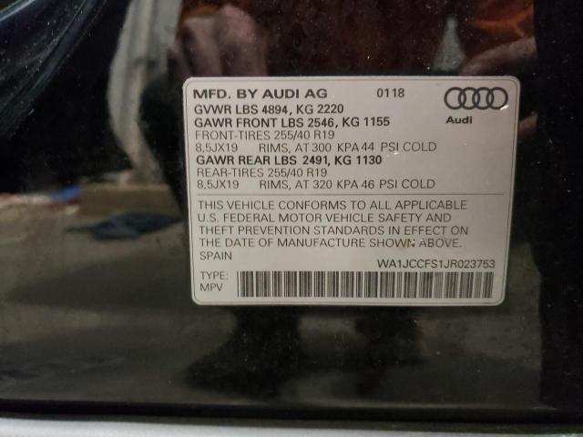 AUDI Q3 PREMIUM PLUS 2018
