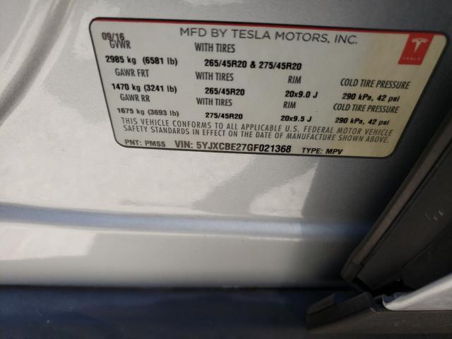 TESLA MODEL X 2016