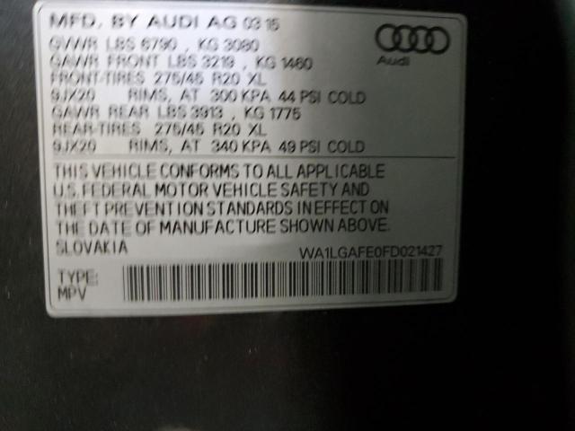 AUDI Q7 PREMIUM PLUS 2015