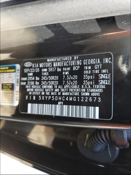 KIA TELLURIDE SX 2020