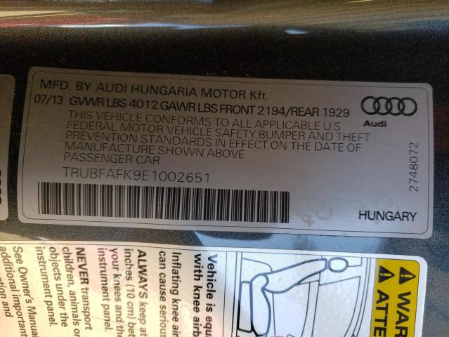 AUDI TT PREMIUM PLUS 2014