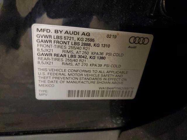 AUDI SQ5 PREMIUM PLUS 2019