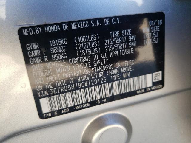 HONDA HR-V EXL 2016