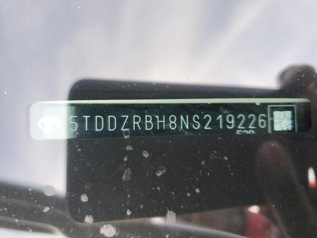 TOYOTA HIGHLANDER LIMITED 2022