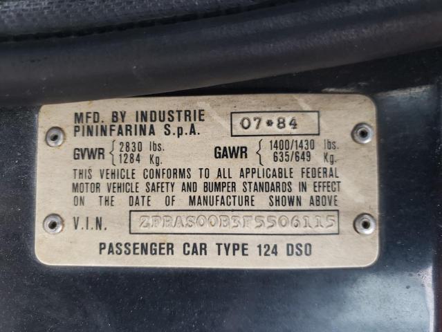 1985 FIAT PININFARINA